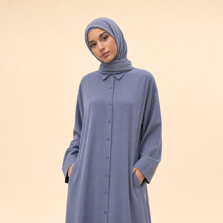 Ensemble Iris — Robe-chemise & Pantalon large
